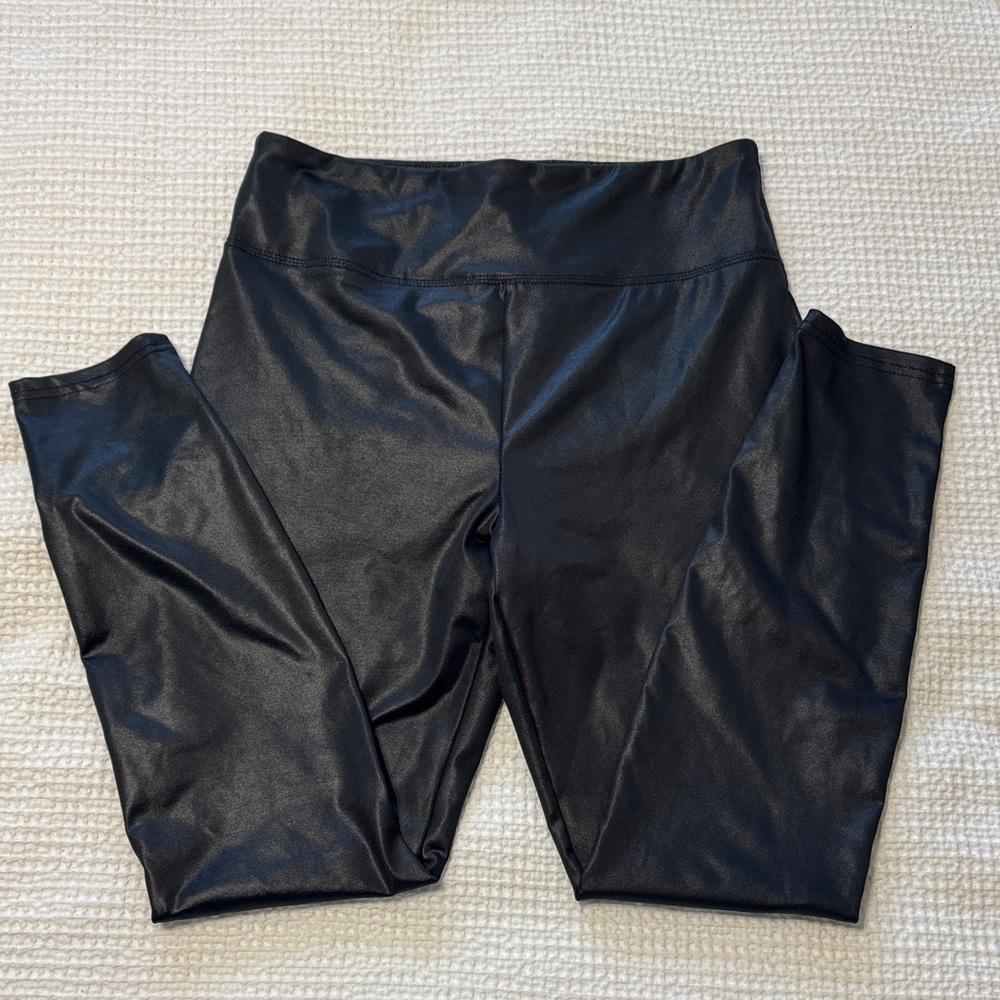 Wild Fable Faux Leather Black Leggings